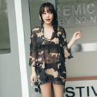 Set: Camo Bikini + Cover-up