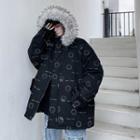 Smiley Face Padded Parka
