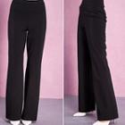 Plain Boot-cut Pants