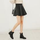 Ruffle A-line Mini Skirt