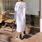 Amor Letter-printed Long T-shirt Dress