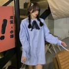 Drawstring Plain Blouse (various Designs)