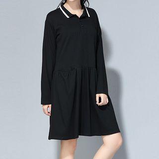 Long-sleeve Polo Dress