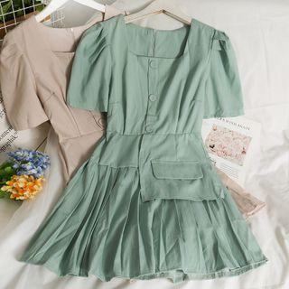 Details Asymmetrical Midi Dress