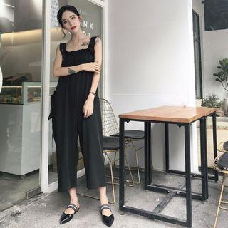 Buckled Wide-leg Jumpsuit