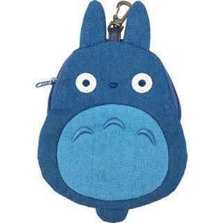 My Neighbor Totoro Die Cut Denim Pouch (midium Totoro) One Size
