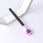 Makeup Brush T01506 - 1 Pc - Black & Purple - One Size
