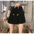 Double-breast Skort