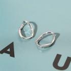 Twist Hoop Earring 1 Pair - As Shown In Figure - One Size
