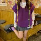 Bobble Sweater Vest