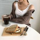 Linen Dip-back Shirt