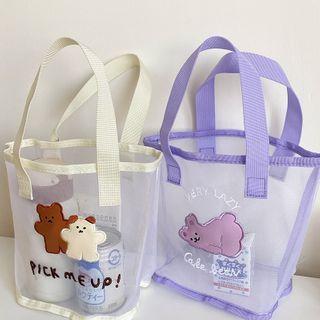 Bear Mesh Beach Bag