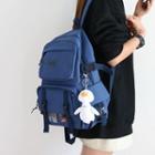Buckled Canvas Backpack / Charm / Set