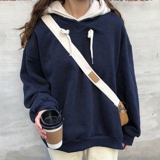 Set: Plain Pullover + Hooded Vest