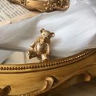 Alloy Bear Brooch 1 Pc - Gold - One Size
