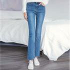 Boot-cut Slim-fit Jeans
