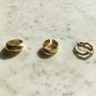 Various Ring Set (3 Pcs) Gold - One Size