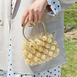 Faux Pearl Hand Bag