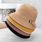 Belt Plain Bucket Hat