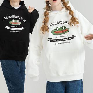 Frog Print Hoodie