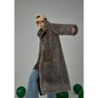 [no One Else] Collared Dumble Coat Gray - One Size