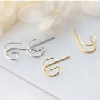 925 Sterling Silver Pull Through Earrings