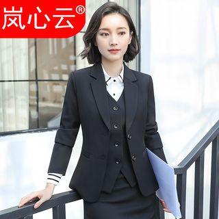 Set: Blazer + Shirt + Vest / Skirt / Dress Pants