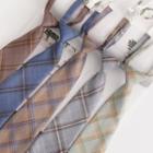 Plaid Pre-tied Neck Tie