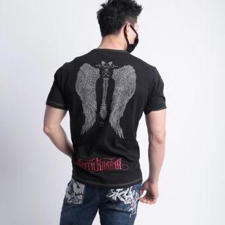 Wing Print Neat-fit T-shirt