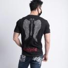 Wing Print Neat-fit T-shirt