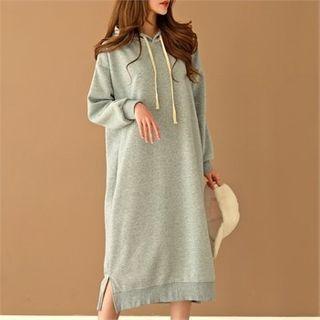 M Lange Midi Hoodie Dress Black - One Size
