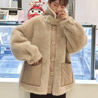 Button Coat As Shown In Figure - One Size