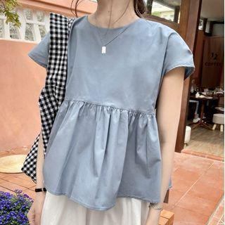 Short-sleeve Flowy Top