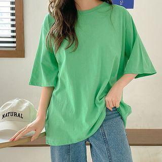 Colored Loose-fit Cotton T-shirt