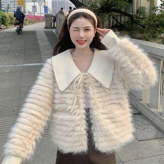 Fluffy Coat White - One Size