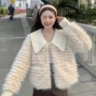 Fluffy Coat White - One Size