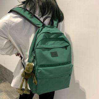Linen Applique Backpack