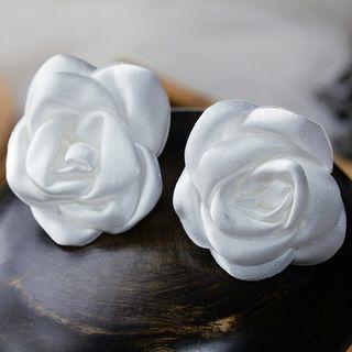 Flower Stud Earring Earring - White - One Size
