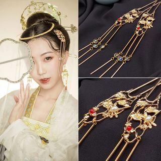 Retro Faux Crystal Hair Stick / Set