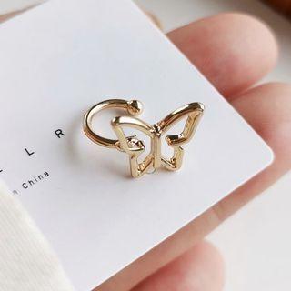 Butterfly Ear Cuff 1 Pc - Gold - One Size