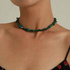 Turquoise Choker Silver - One Size