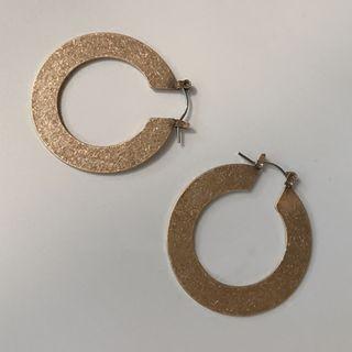 Glitter Hoop Earring