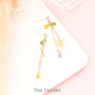 Dove Non-matching Drop Earring