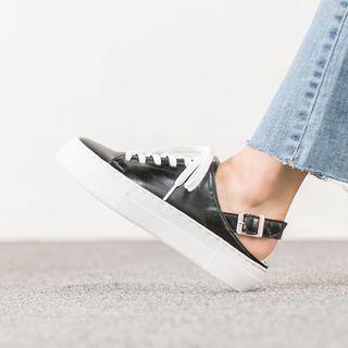 Lace-up Slingback Sneakers
