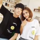 Couple Matching Smiley Short-sleeve T-shirt