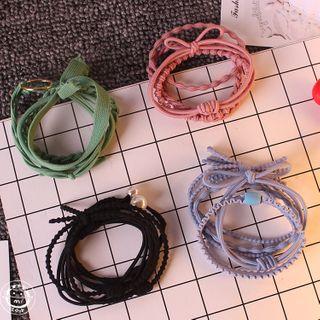Set Of 3: Layered Hair Tie