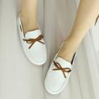Bow-accent Deck Shoes