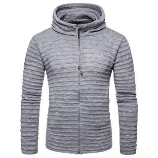 Hooded Knitted Jacket