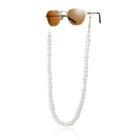 Faux Pearl Eyeglasses Chain 0020 - Gold - One Size