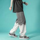 Wide Leg Gradient Jeans Black - Xl